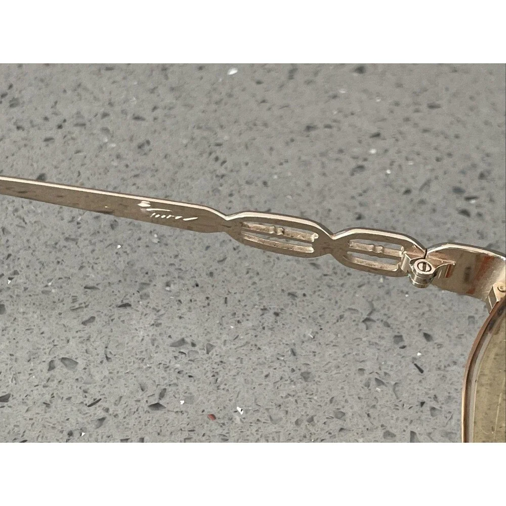 Tura Eyeglasses Frames ONLY Navy Blue Metal Full Rim 54-15-135 Mod 709 Teal